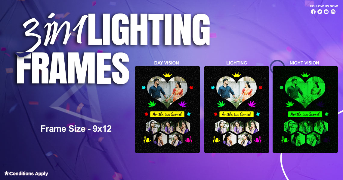3in1 Lighting Frames