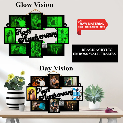 Black Acrylic Wall Frame 003