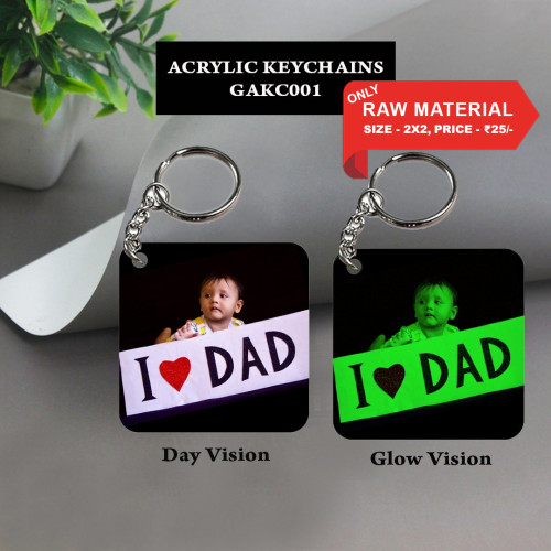 Glow Acrylic Keychains 001