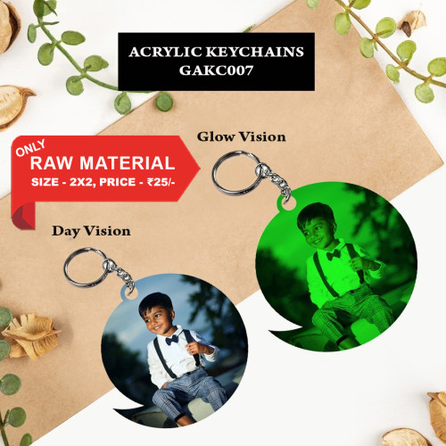 Glow Acrylic Keychains 007