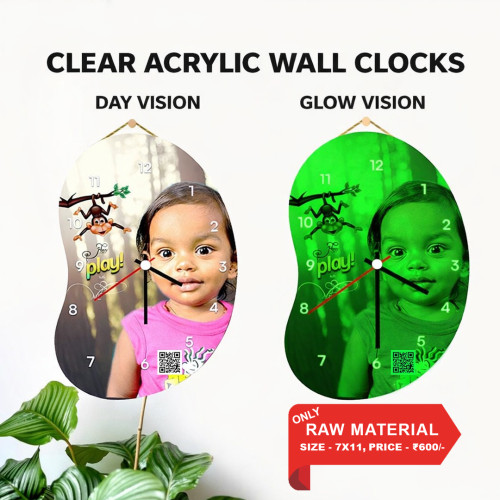 Clear Acrylic Wall Clock 001 Clear Acrylic Wall Clock 001