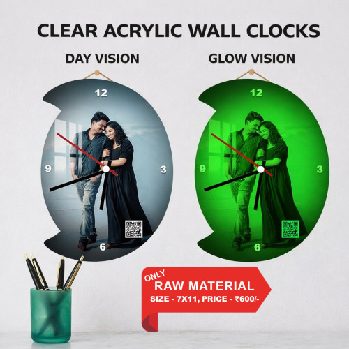 Clear Acrylic Wall Clock 005 Clear Acrylic Wall Clock 005