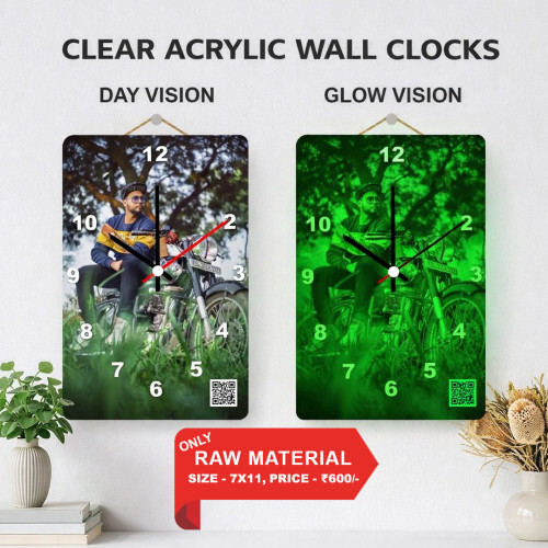 Clear Acrylic Wall Clock 006 Clear Acrylic Wall Clock 006