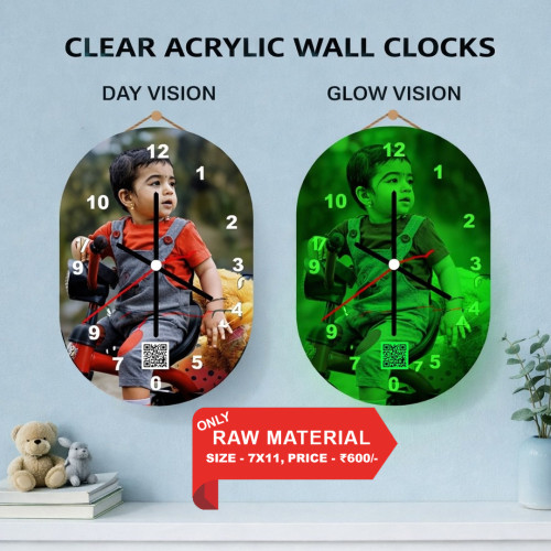 Clear Acrylic Wall Clock 008 Clear Acrylic Wall Clock 008